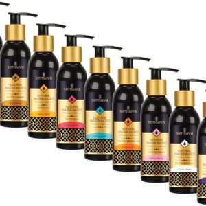 Sensuva Natural Water-Based Personal Lubricant | Blueberry Muffin, Exotic Coconut, Cotton Candy, Orange Creamsicle, Unscented, Watermelon, Butter Rum, Salted Caramel, Apple Candy