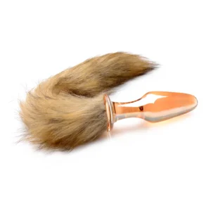 TAILZ Fox Tail Glass Butt Plug at My Best Orgasm