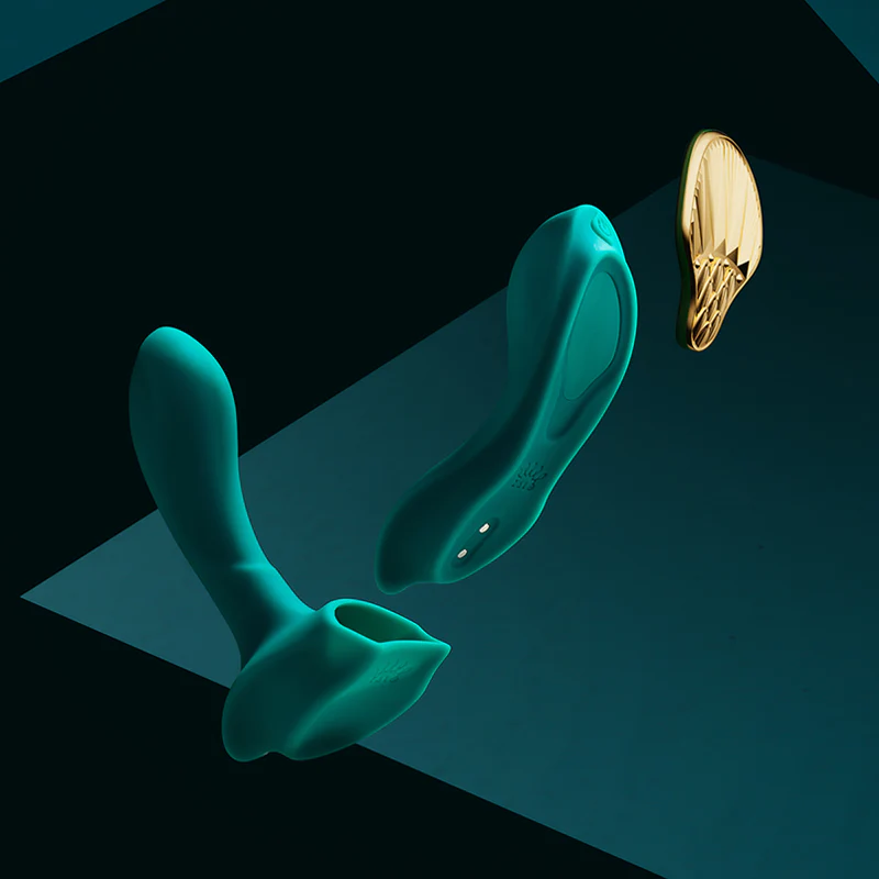 Zalo Aya Wearable Panty Vibrator Turquoise Green