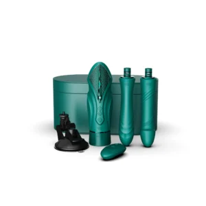 ZALO Sesh Compact Sex Machine Turquoise Green at My Best Orgasm