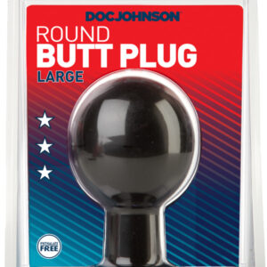 Doc Johnson Round Butt Plug - Large