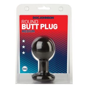 Doc Johnson Round Butt Plug - Medium