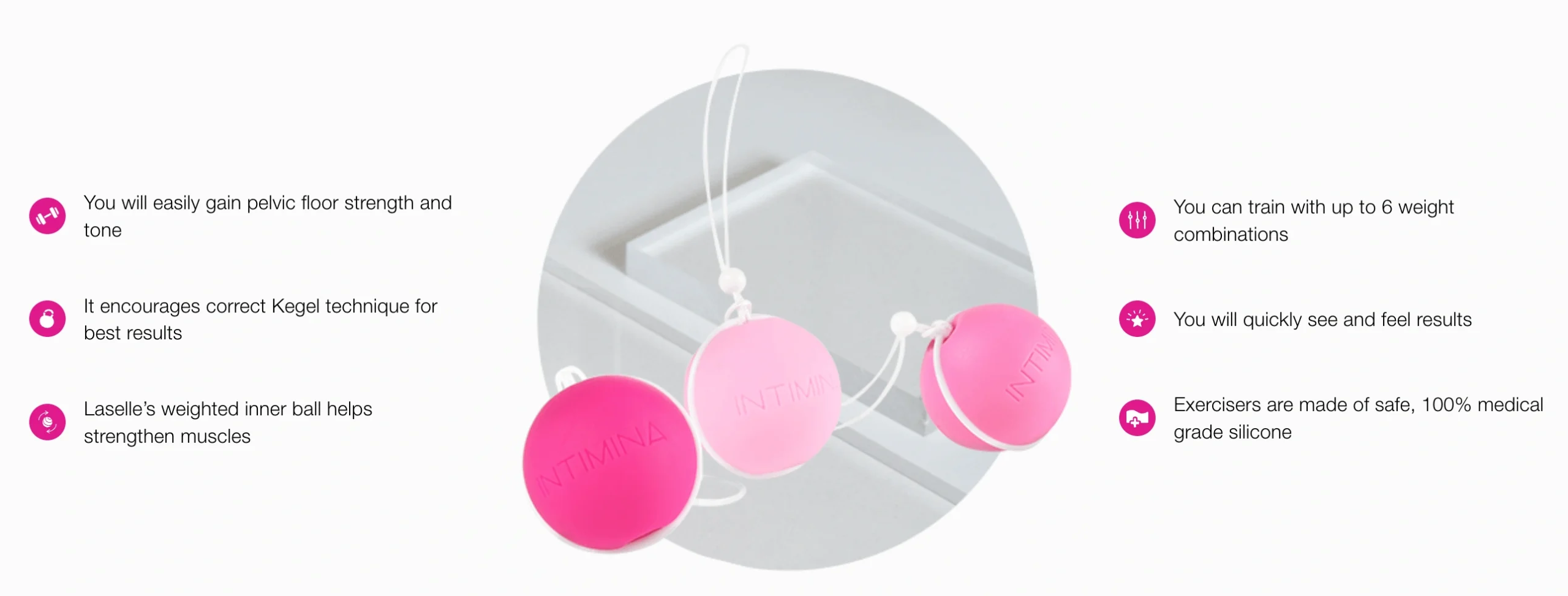Intimina | Laselle Kegel Balls - Why You'll Like Them