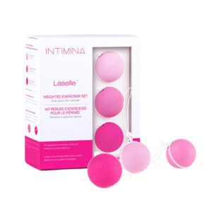 Intimina | Laselle Routine Weighted Kegel Exercise Balls Set - Pink