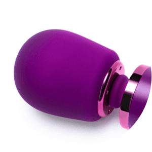 The head of the Le Wand Petite Personal Massager Wand is made from 100% body-safe silicone