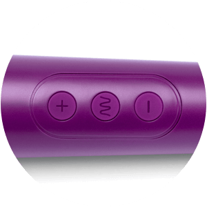 Turn on and glide through the settings of the Le Wand Petite Personal Massager Wand with one-touch, easy to use controls