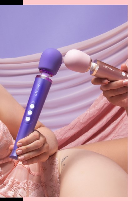 Solo & Partnered Play | Le Wand Petite Personal Massager Wand at My Best Orgasm