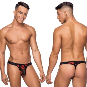 Male Power Kiss Me Mesh Thong