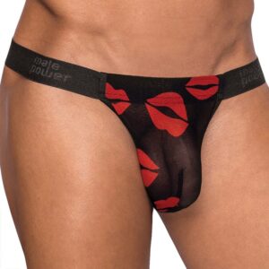 Male Power Kiss Me Mesh Thong