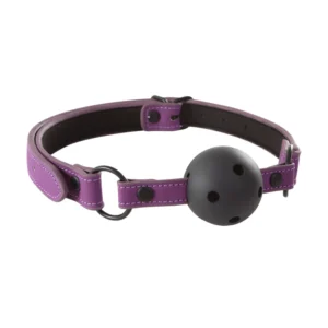 NS Novelties LUST Bondage Ball Gag - Purple