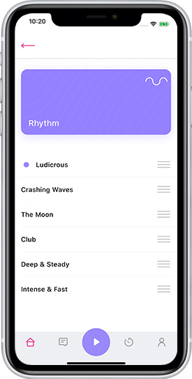 OhMiBod App RHYTHM mode