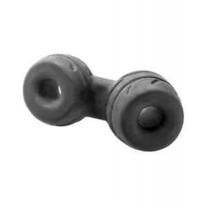 Perfect Fit SilaSkin Cock Ring & Ball Stretcher - Black