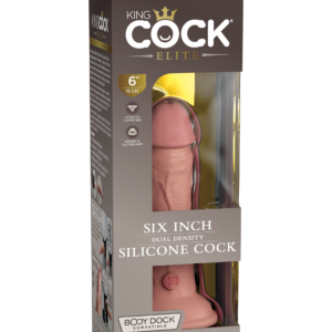 King Cock Elite® | Realistic 6-inch Silicone Dual-Density Dildo at My Best Orgasm