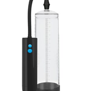 Shots America | PUMPED | Extreme Power Rechargeable Auto Penis Pump | Clear | MyBestOrgasm.sex