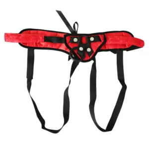 Sportsheets Sunrise Red Lace Corsette Strap On Harness at My Best Orgasm