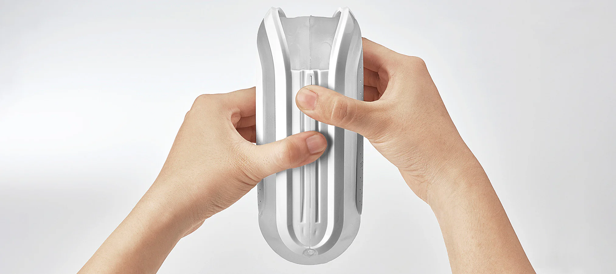 Tenga Flip Zero Masturbator for Men - White - Product Care Step 2