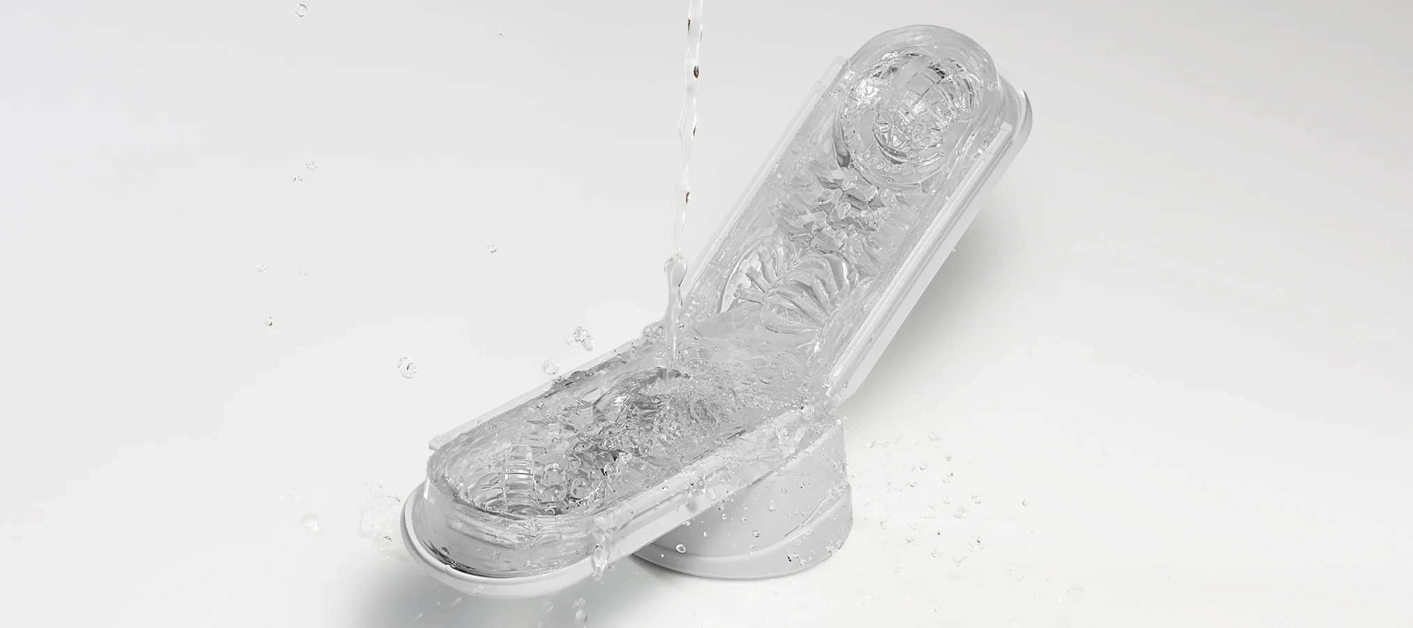 Tenga Flip Zero Masturbator for Men - White - Product Care Step 3