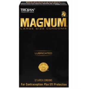 Trojan Magnum Large Size Lubricated Condoms