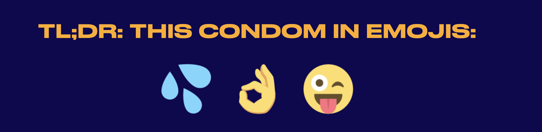 Trojan Ultra Thin CONDOM IN EMOJIS