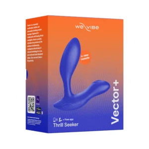 We-Vibe Vector+ Vibrating Prostate Massager - Royal Blue