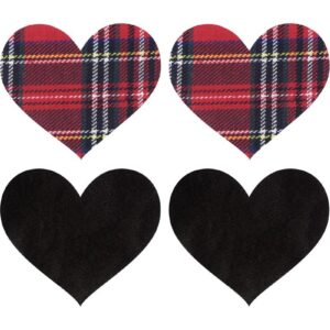 XGEN Peekaboos Pasties Schoolgirl Hearts Nipple Covers