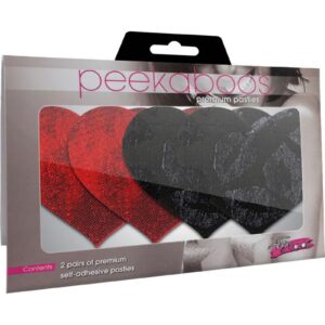 XGEN Peekaboos Pasties Stolen Kisses Hearts Nipple Covers