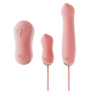 Zalo | Unicorn Set Suction Massager - Strawberry Pink