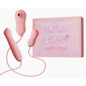 Zalo | Unicorn Set Suction Massager - Strawberry Pink