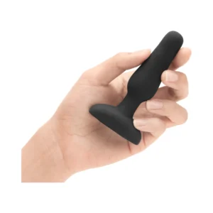 b-Vibe Novice Remote-Controlled Vibrating Beginners Anal Plug - Black