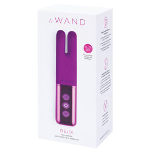 Le Wand Deux - The Best Mini Rabbit Vibrator for Clitoral Play | Dark Cherry at My Best Orgasm