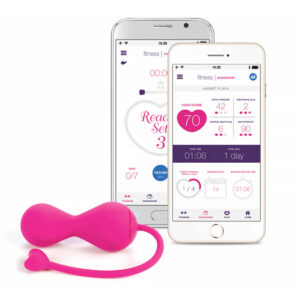 OhMiBod Lovelife Krush Insertable Pleasure Kegel Balls - Pink