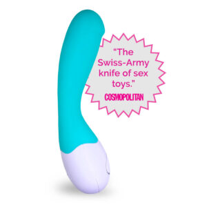 OhMiBod Lovelife Cuddle g-Spot Vibrator - Turquoise - at My Best Orgasm