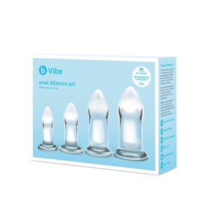 b-vibe | glass anal dilator set