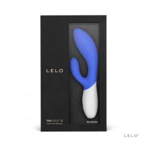 California Sky Blue - LELO INA Wave™ 2 G-spot and clitoral rabbit vibrator.