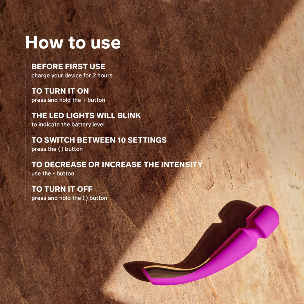 LELO Smart Wand 2 Medium External Vibrator - How to Use