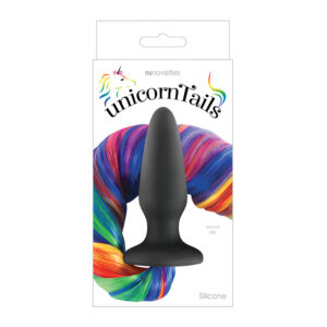 NS Novelties Unicorn Tails Rainbow Butt Plug Tail at My Best Orgasm