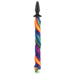 NS Novelties Unicorn Tails Rainbow Butt Plug Tail at My Best Orgasm