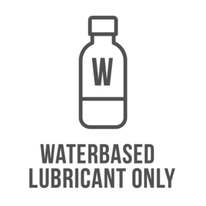 Use water-based lubricant only with this sex toy.