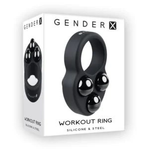 Gender X by Evolved Novelties Workout Ring Weighted Training Cock Ring at My Best Orgasm