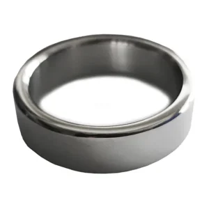 ROUGE Wide Band 15mm (.6 inch) Thick 45mm (1.77 inches) Wide Stainless Steel Cock Ring at My Best Orgasm