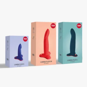 Fun Factory LIMBA Flex Bendable Dildos - Small, Medium, Large at My Best Orgasm