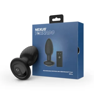 Nexus Tornado: Small Rotating and Vibrating Butt Plug with Remote