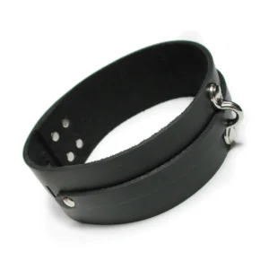 Stockroom | KinkLab Bondage Basics Black Leather Collar at My Best Orgasm