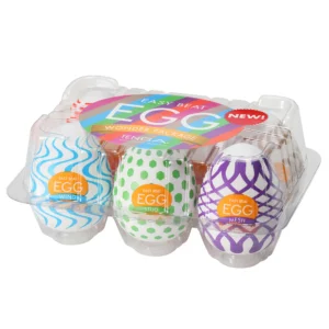 TENGA EGG Wonder Variety Pack Disposable Male Masturbator Set at My Best Orgasm