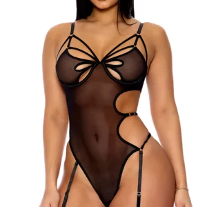 Forplay Lingerie: Feeling Butterflies Mesh Teddy Intimate Lingerie at My Best Orgasm