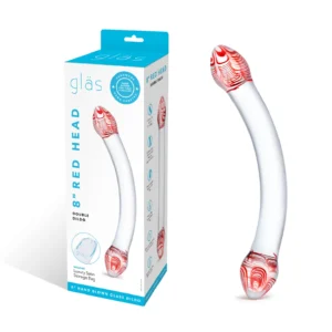 Gläs Red Head Double Glass Dildo at My Best Orgasm