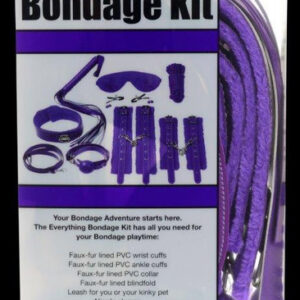 Ple'Sur Company Everything Bondage Kit 12pc - Purple