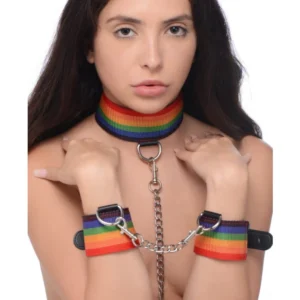 XR Brands Master Series Kinky Pride Rainbow LGBTQ Bondage Set