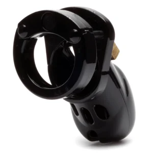 Black CB-3000 3-inch Chastity Cock Cage Kit