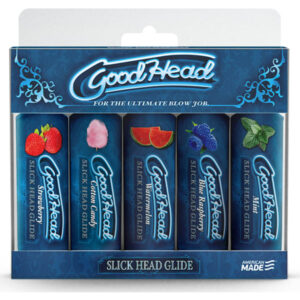 Doc Johnson GoodHead Slick Head Glide for Oral Sex - Assorted Flavors